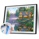 Painting By Numbers Kit DIY Sights Hand Painted Canvas Oil Art Picture Craft