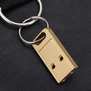 Double Pipe Whistle Keychain Cheerleading Emergency Multi Tool Survival Whistle