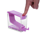 Dental Orthodontic Cotton Roll Dispenser Press Type Box Organizer (Pink) Newly