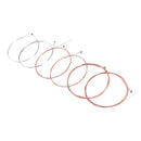 6pcs Steel Wire Guitar Strings for Acoustic Folk Guitar Parts Accessories Newly