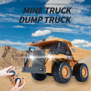 RC Dump Truck 1/24 9CH Dumper Technique 2.4G Radio Controlled Cars (A)