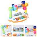 Rotating Mini Baby Music Piano Light Sound Educational Cognition Learn Keyboa