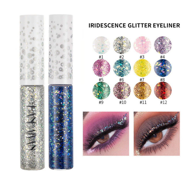 12pcs Eye Cosmetic Eyeliner Waterproof Eyeshadow Pencil Long Lasting Makeup Tool