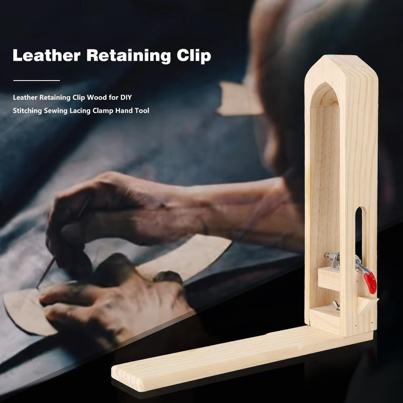 Leather Retaining Clip Wood Stitching Sewing Lacing Craft Pony Horse Clamp Tools
