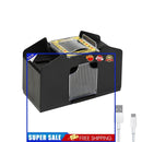 Automatic Shuffler USB Battery Power Shuffler for Home Card Game (4 Decks)