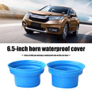 2pcs 6.5in Waterproof Car Speaker Covers Silicone Car Horn Spacer Accessories