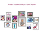 DIY Aluminum Crochet Needles Sweater Knit Weave Craft Sewing Needles Set Kit 150.00 *