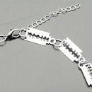 Men Jewelry Rock Hip Hop Biker Gothic Blade Pendant Punk Necklace Barbed Blade