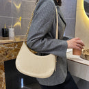 Fashion Solid PU Underarm Bag Alligator Pattern Shoulder Pouch Lady Daily Hobos