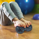 Peanut Massage Ball Body Fascial Yoga Exercise Fitness Ball (Black Blue) Newly