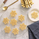 Stamp Biscuit Mold Christmas Snowflake Cookie Cutter Cookie Embosser Mold