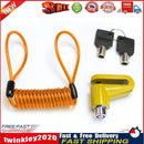 Scooter MTB Bicycle Disc Brake Lock with Lock Frame for M365 (Lock+Rope) Newly