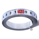 Self Adhesive Miter Track Tape Metric Reverse Stainless Steel Ruler (2m) Newly