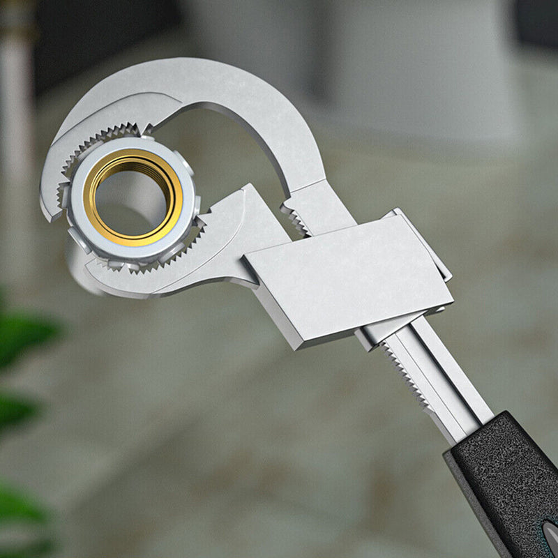 Universal Multi-function Adjustable Wrench Aluminium Alloy Open Wrench Newly