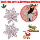 Gorgeous Christmas Crystal Snowflake Earrings Stud Drop Dangle Women Jewelry~