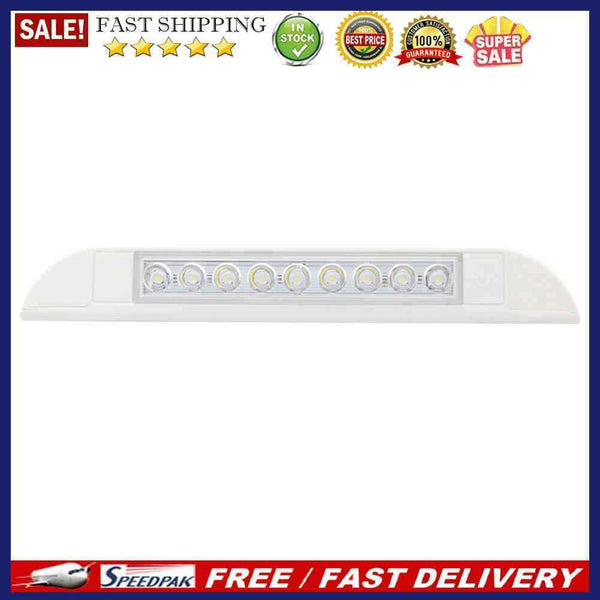 LED RV Yacht Ceiling Light Waterproof Motorhome Camper Awning Lamp Touch Sw