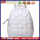 Fashion Space Cotton Backpack Unisex Large Capacity Quilted Padded Travel Bags