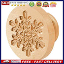 Retro Rose Xmas Pattern Fire Painting Stamp Head for DIY Scrapbook Envelope