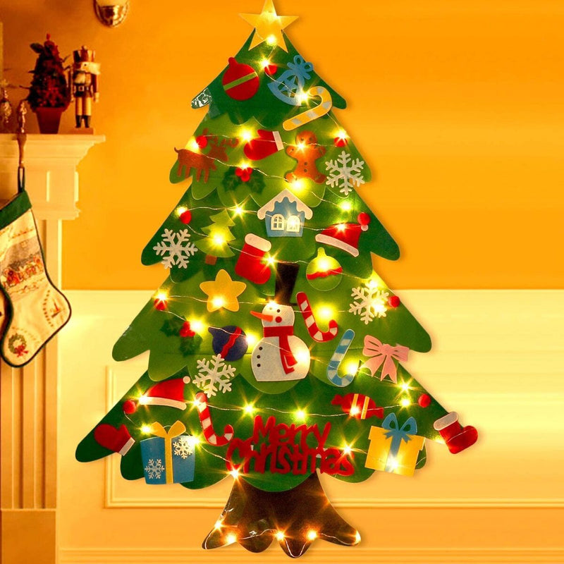String Light Xmas Gifts Christmas Decor Christmas Ornaments Felt Christmas Tree