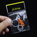 Fishing Hook Keeper Fishing Rod Lure Bait Safety Holder Hanger (Orange)