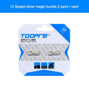TOOPRE 2 Pairs Bicycle Chain Link Connector MTB Bike Master Links (12S)