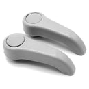 2 Sets Seat Adjusting Lever Pull Handle for Renault Clio Mk2 Twingo (Grey) Newly
