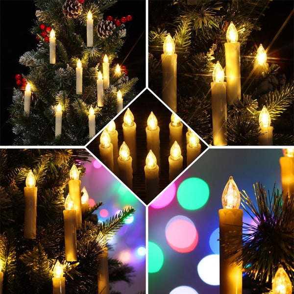 Electronic Candle Christmas Candles Christmas Tree Candle Simulation Candle