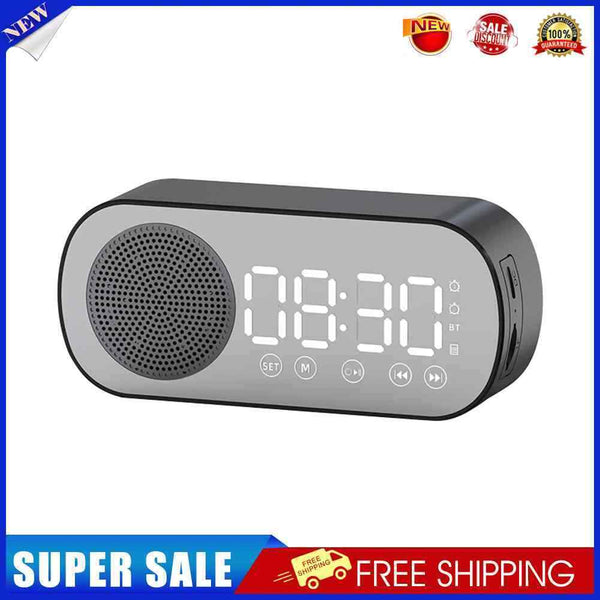 #A Intelligence LED Screen Digital Mirror Surface Bluetooth Speaker Clock Alarm