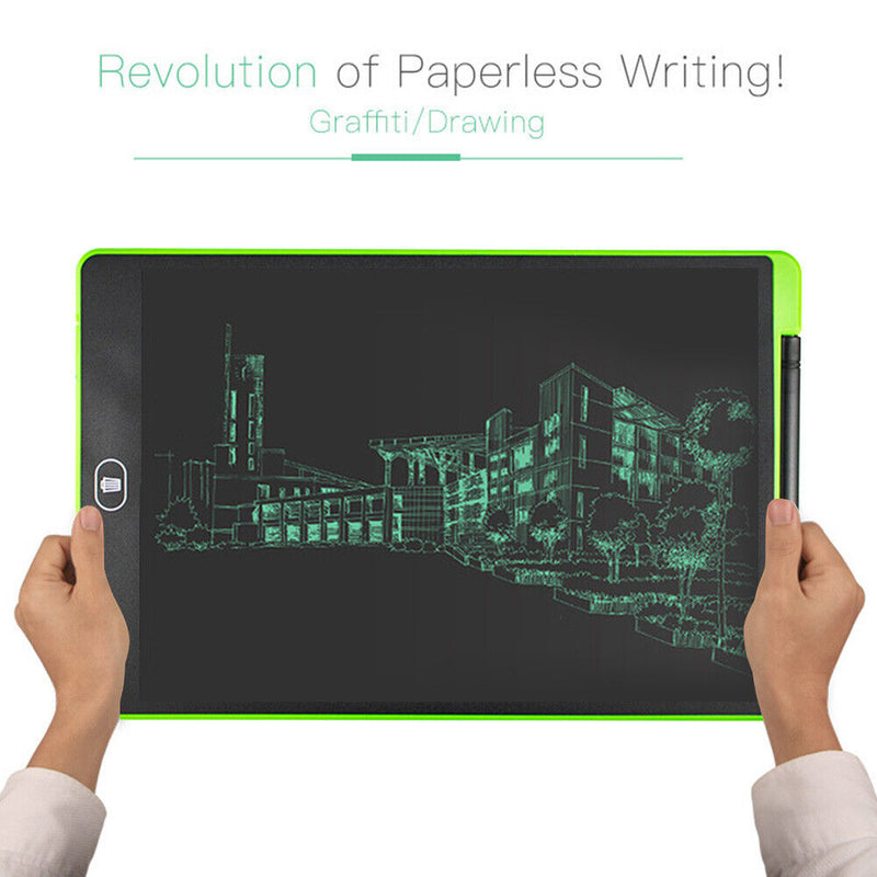 12 inch Digital LCD Writing Tablet Electronic Drawing Pads Board (Green)
