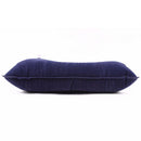 Travel Car Flocking Cushion Square Inflatable Air Pillow Hiking Camping Rest