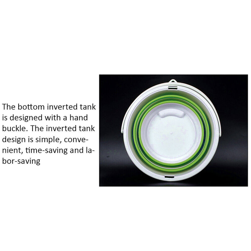 Collapsible Bucket Portable Water Container for Car Washing Home Camping Hiking
