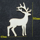 Decorations Reindeer Hanging Card Wooden Elk Decor Christmas Tree Hanging