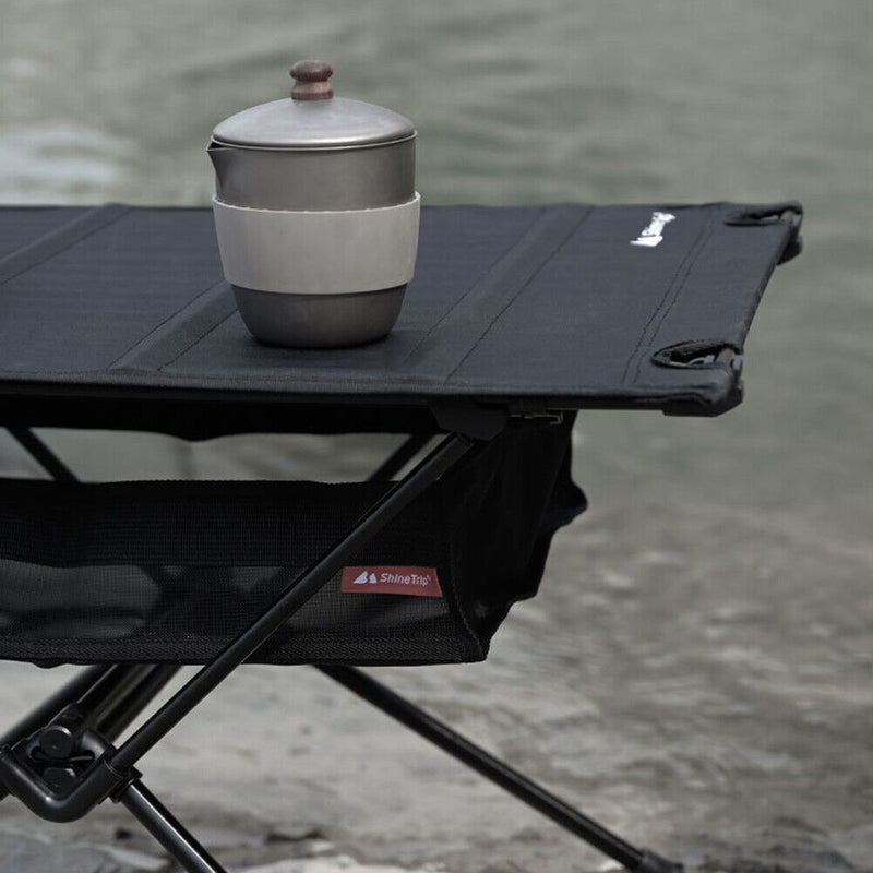 Shinetrip Lightweight Foldable Outdoor Barbecue Picnic Hiking Table Storage B