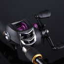 Bait Casting Reel Magnetic Brake 8kg Max Drag 7.2/1 Wheel (Purple Left) Newly