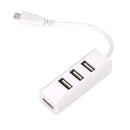 Micro Usb To 4 Port Otg Hub High Speed Multi Splitter Extender Mobile D1J3
