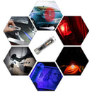 Keychain LED Flashlight Mini Pocket Torch for EDC Emergency (Fluorescent) Newly