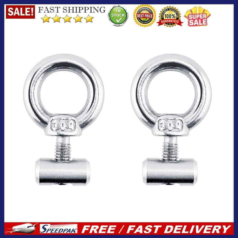 2pcs Lifting Eye Nut Fastener 304 Stainless Steel for Boat Caravan Camper A