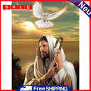 5D DIY Priest Pigeon Full Round Drill Diamond Painting Rhinestone Drawing Craft