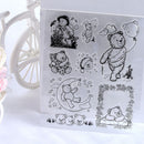 Decorating Craft Transparent Stamp Flower Christmas Tree Silicone Rubber