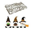 Halloween Gnome Witch Metal Cutting Dies Stencil DIY Scrapbook Paper Mold S1X0