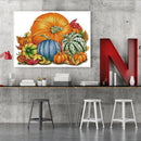 Partial Embroidery Pumpkin Printed Cross Stitch 14CT 2 Strands Cotton Kit
