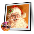 Christmas Santa Claus Rhinestone Drawing Art Full Round Drill Diamond Picture
