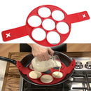 Silicone Non Stick Flipper Pancake Pan Perfect Breakf Maker Egg Omelette T hot.