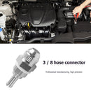 Male Flare Bulkhead to AN8 - 3/8 Hose Barb Fitting Car Fuel Tank Connector