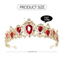 Tiara Crown Hair Accessories Crystal Princess Crown Royal Queen Crown Headband