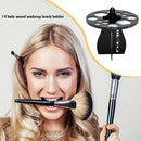 Acrylic Makeup Brush Drying Rack 14 Holes Detachable Brush Holder (Black) Newly