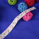 5 Yard Floral Ribbon Clothing Tape Label DIY Craft Bowknot Sewing Accessory