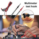2pcs Test Hook 4mm Banana Jack Telescopic Flexible Probe High Current Hand Tools