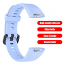 Silicone Strap Wristband Band for Huawei Band 4/Honor Band 5i (Light Blue)