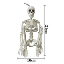 Poseable Human Skeleton Prop Halloween Party Decoration Plastic Durable C9C0